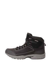 Mountain Warehouse Black and Grey Ramble Mens Waterproof Softshell Walking Boots - Image 2 of 5