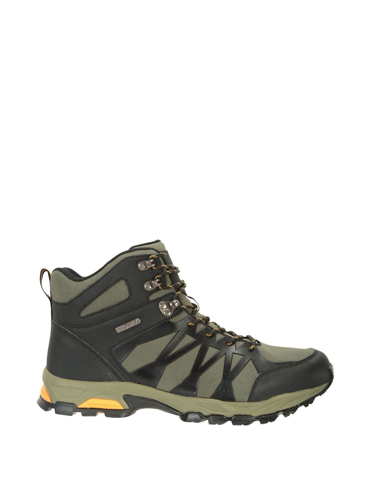 Mountain Warehouse Khaki Green Trekker Ii Waterproof Mens Softshell Walking Boots - Image 1 of 5