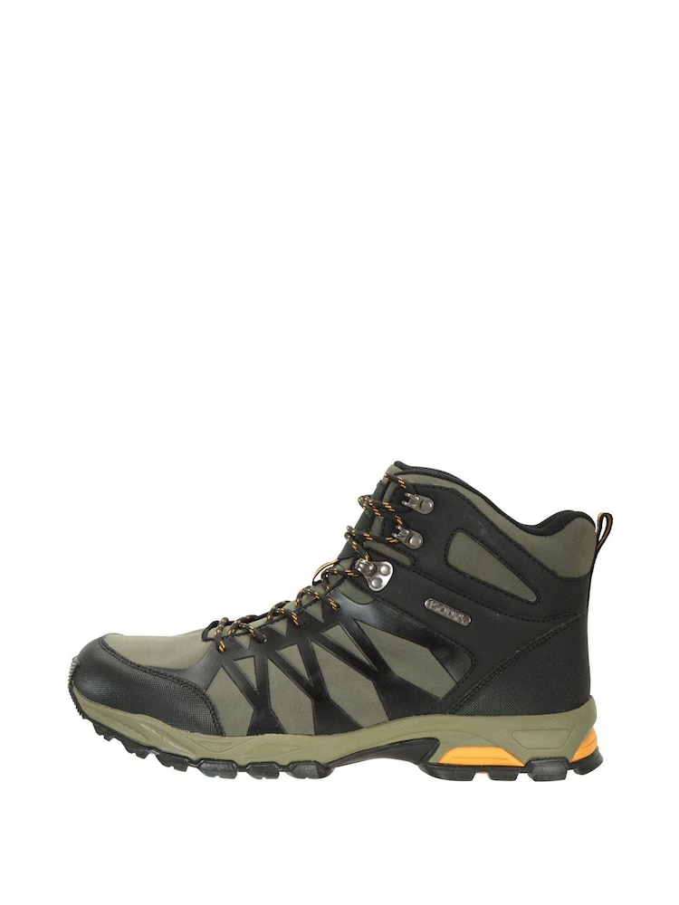 Mountain Warehouse Khaki Green Trekker Ii Waterproof Mens Softshell Walking Boots - Image 2 of 5