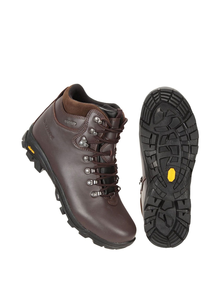 Mountain Warehouse Brown Latitude Extreme Waterproof Vibram Mens Walking Boots - Image 1 of 1