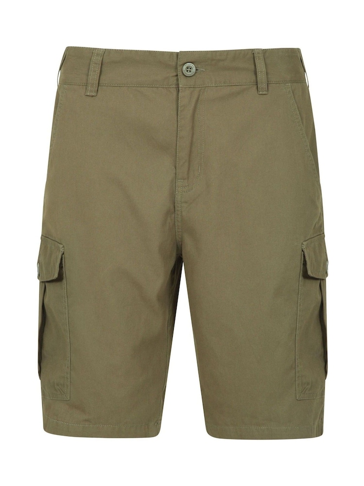 Mountain Warehouse Khaki Green Lakeside Mens Cargo Shorts - Image 1 of 5