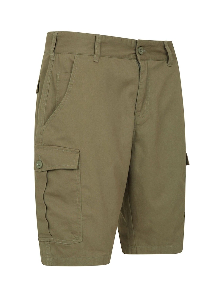 Mountain Warehouse Khaki Green Lakeside Mens Cargo Shorts - Image 2 of 5