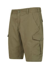 Mountain Warehouse Khaki Green Lakeside Mens Cargo Shorts - Image 3 of 5