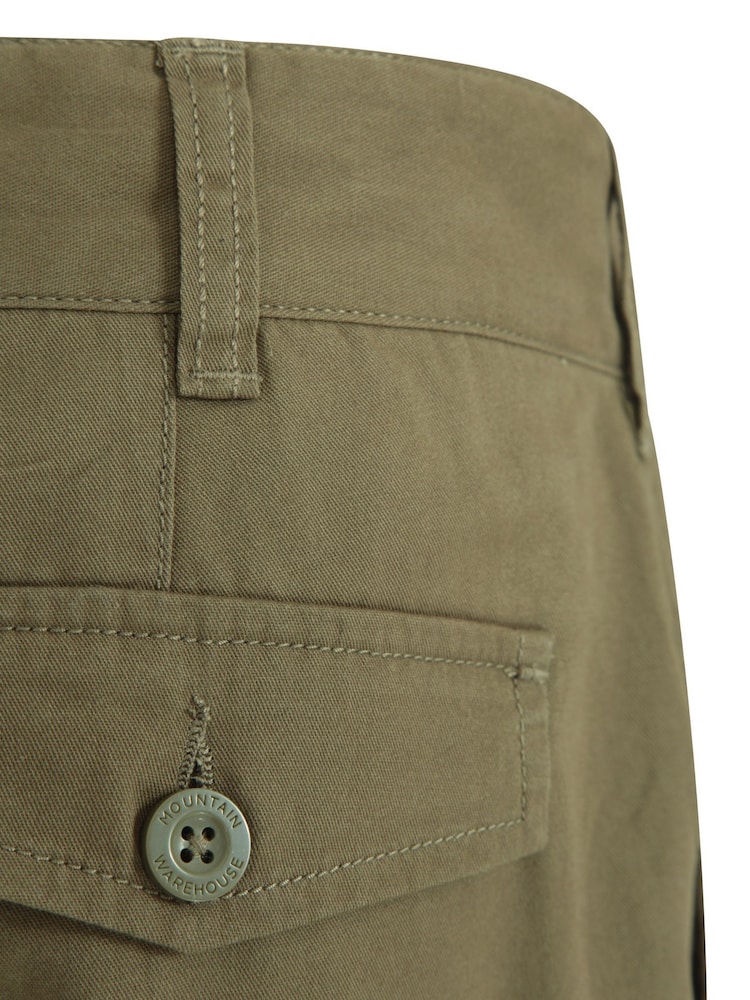 Mountain Warehouse Khaki Green Lakeside Mens Cargo Shorts - Image 5 of 5