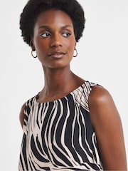 JD Williams White Linen Mix Sleeveless Shell Top - Image 4 of 4