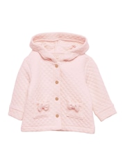 Lipsy Pink Quilted Jacket (0-6yrs) - Image 1 of 6