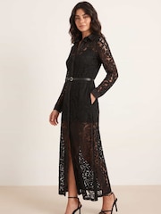 Style Cheat Black Lace Daphne Dress - Image 2 of 4