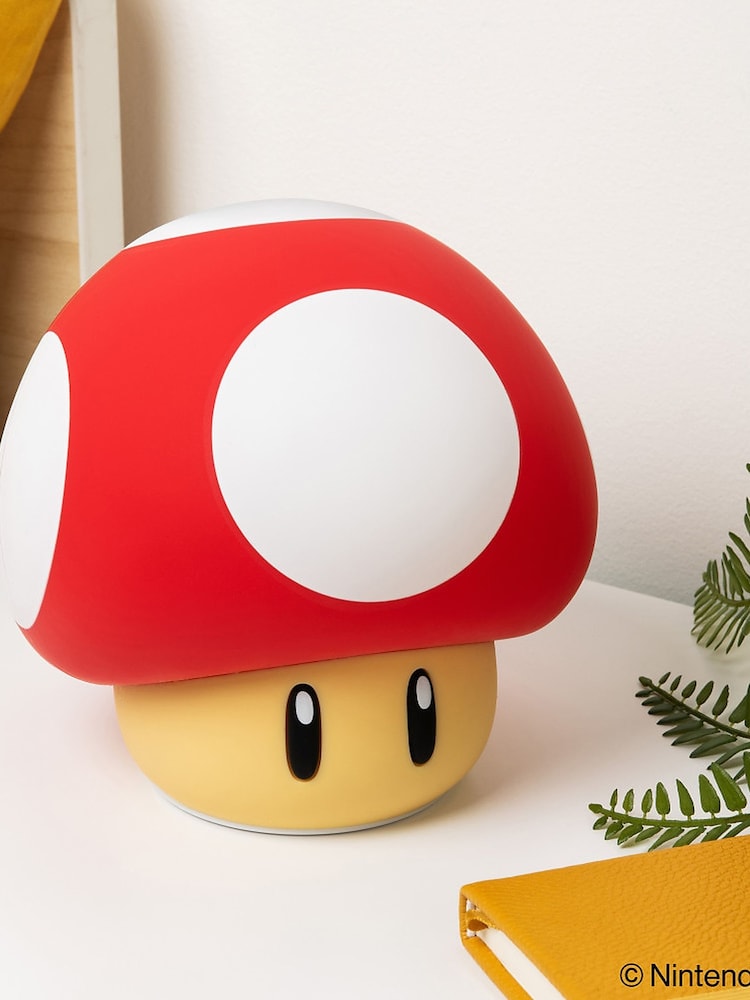 Paladone Multicolor Super Mario Mushroom SquishyGlo Light - Image 2 of 5 Paladone Multicolor Super Mario Mushroom SquishyGlo Light - Image 2 of 5
