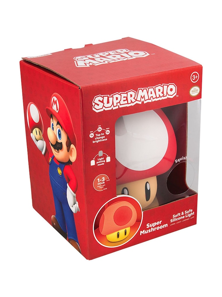 Paladone Multicolor Super Mario Mushroom SquishyGlo Light - Image 5 of 5 Paladone Multicolor Super Mario Mushroom SquishyGlo Light - Image 5 of 5