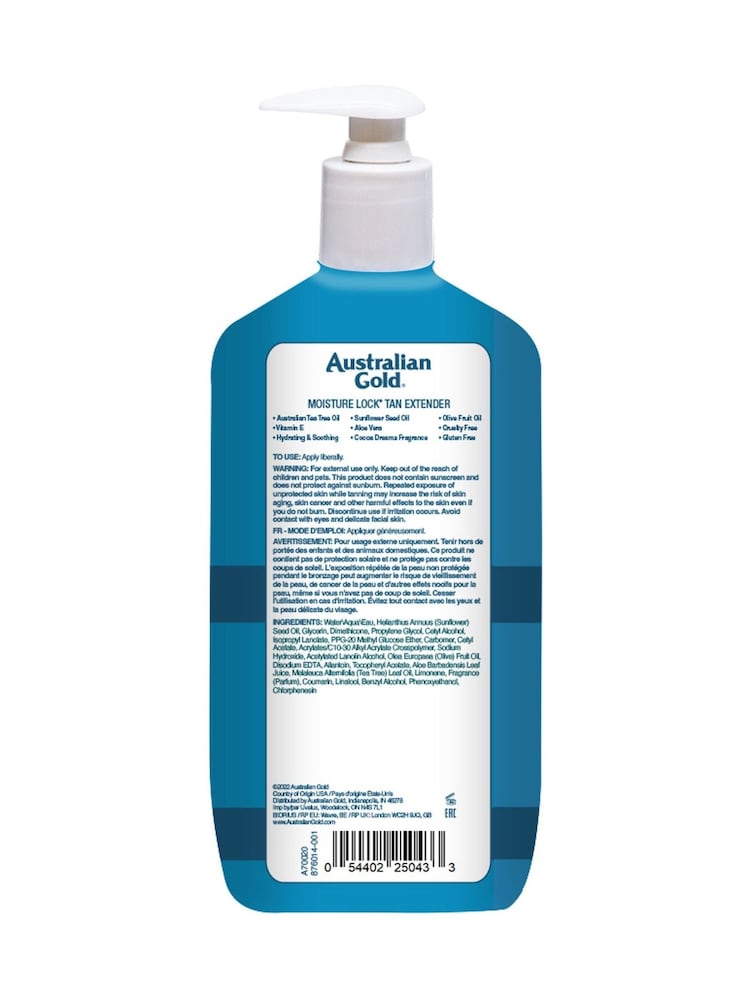 Australian Gold Moisture Lock Hydrating Tan Extender 473ml - Image 2 of 2
