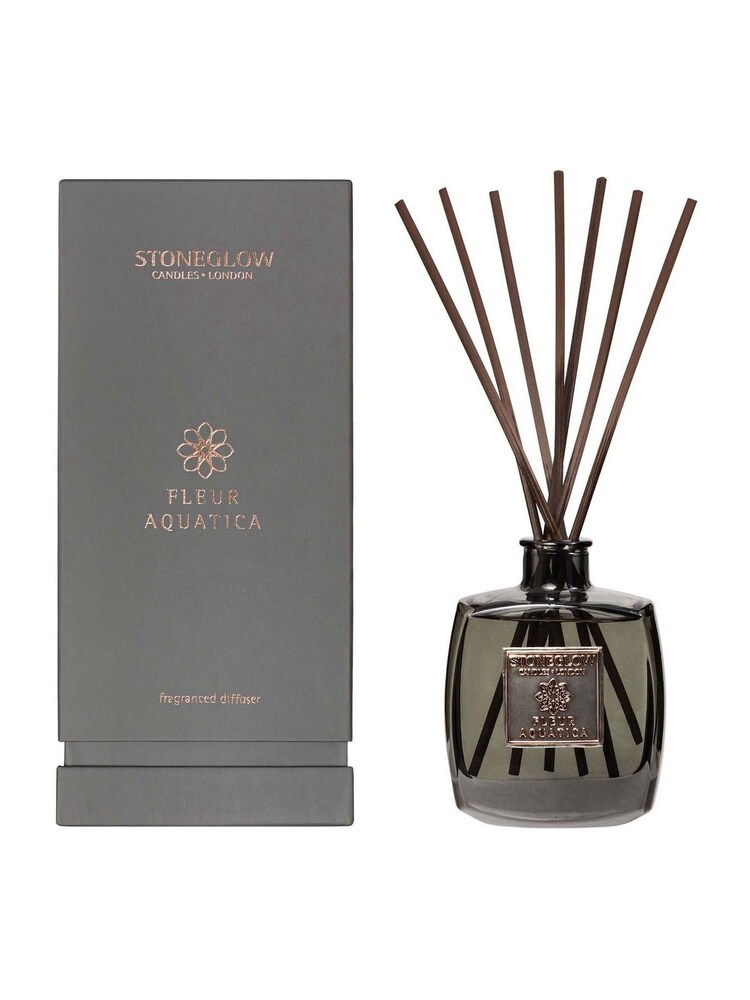 Stoneglow Metallique Collection Fleur Aquatica Reed Diffuser - Image 1 of 1