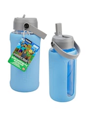 Paladone Multicolor Minecraft Axolotl Glass Water Bottle - Image 2 of 5