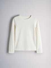 The Set 3 Pack Thermal Pointelle Jersey Long Sleeve T-Shirts White - Image 2 of 6