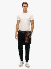 Superdry Black Essential Logo Joggers - Image 4 of 7