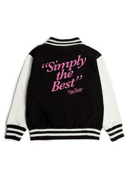 Brands In Black Tina Turner Simply The Best Music Varsity Jacket - Image 1 of 3