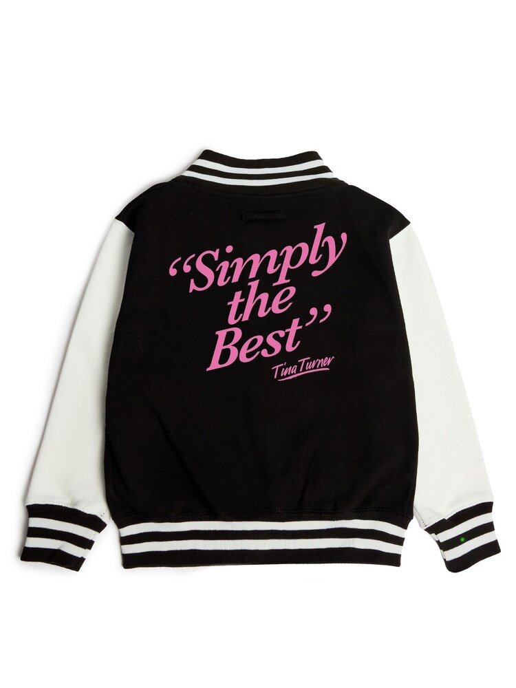 Brands In Black Tina Turner Simply The Best Music Varsity Jacket - Image 1 of 3