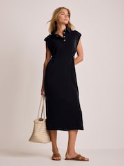 Mint Velvet Blue Utility Midi Dress - Image 1 of 7