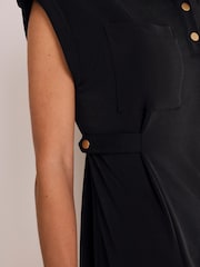 Mint Velvet Blue Utility Midi Dress - Image 4 of 7