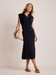 Mint Velvet Blue Utility Midi Dress - Image 5 of 7