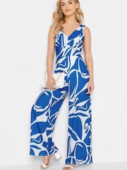 PixieGirl Petite Blue Wide Leg Jumpsuit - Image 1 of 4
