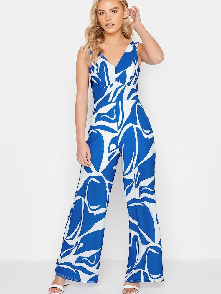 PixieGirl Petite Blue Wide Leg Jumpsuit - Image 2 of 4