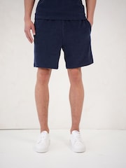 CAPO Blue Towelling Shorts - Image 1 of 2