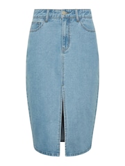 Long Tall Sally Denim-Midirock - Bild 5 von 5