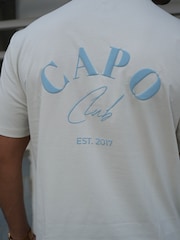 Cream - Tricou CAPO Beach Club - Imaginea 1 din 6