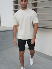 Cream - Tricou CAPO Beach Club - Imaginea 2 din 6