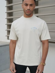 Cream - Tricou CAPO Beach Club - Imaginea 5 din 6