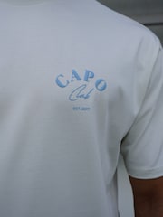 Cream - Tricou CAPO Beach Club - Imaginea 6 din 6