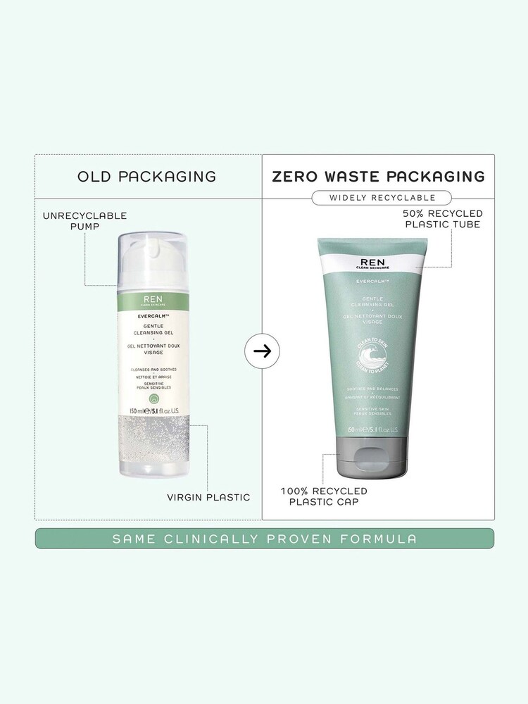 REN Evercalm™ Gentle Cleansing Gel 150ml - Image 8 of 8