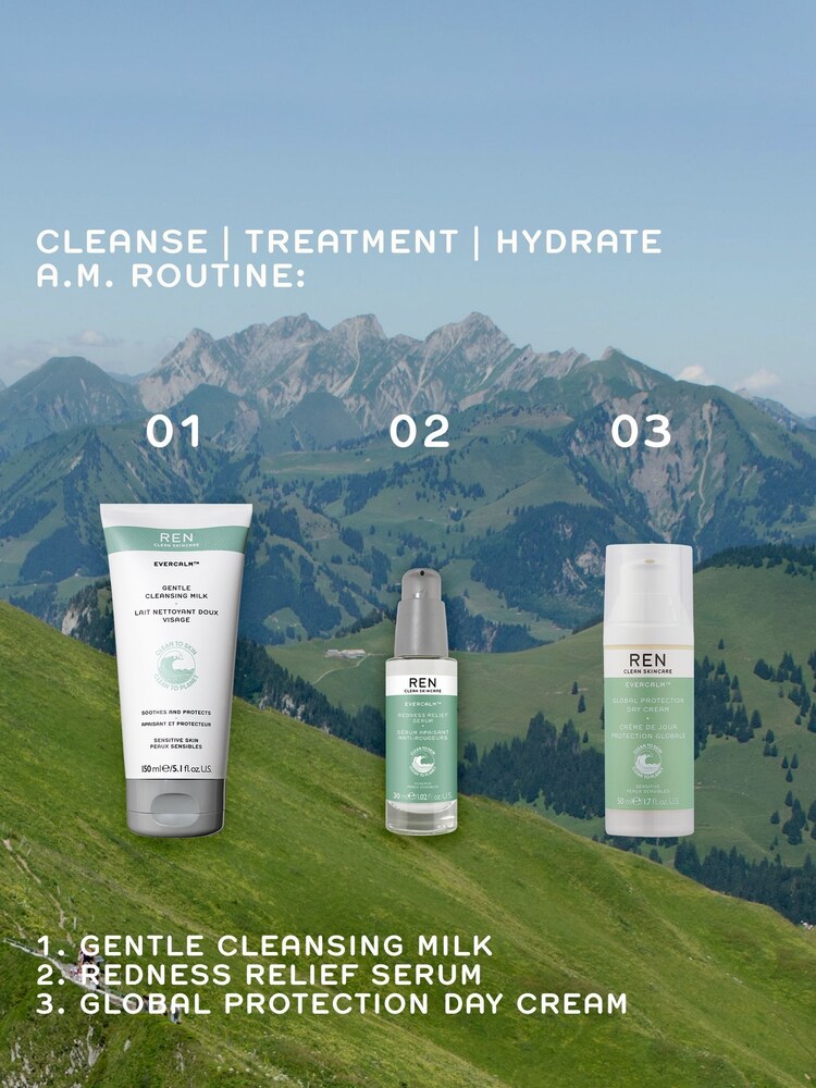 REN Evercalm™ Gentle Cleansing Milk 150ml - Image 7 of 7