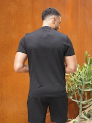 CAPO Black Aztec Revere T-Shirt - Image 2 of 4
