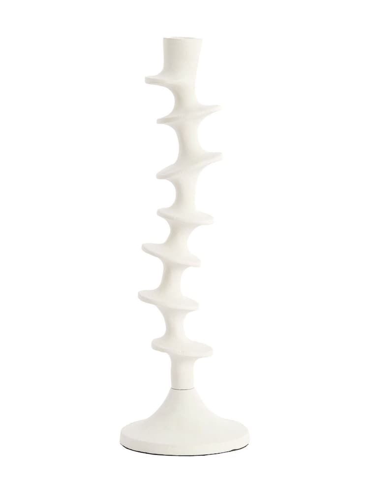 Light & Living Candle Stick Ø12x37 cm Zireya Cream - Image 1 of 2 Light & Living Candle Stick Ø12x37 cm Zireya Cream - Image 1 of 2