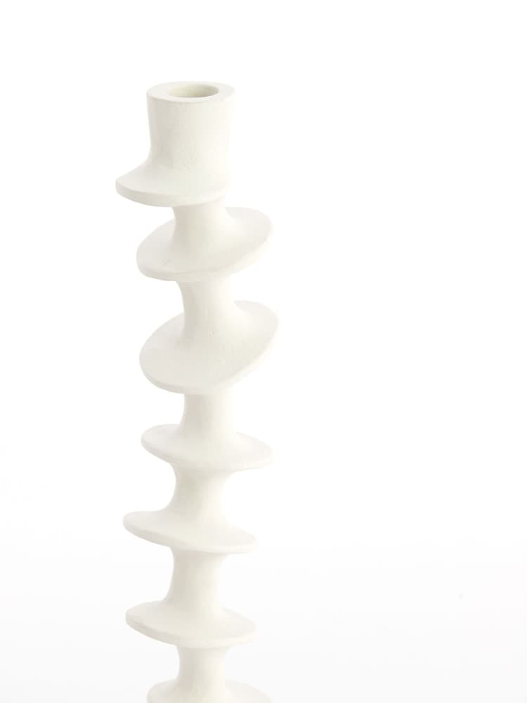 Light & Living Candle Stick Ø12x37 cm Zireya Cream - Image 2 of 2 Light & Living Candle Stick Ø12x37 cm Zireya Cream - Image 2 of 2