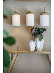 Light & Living Hurricane 215x35 cm Anosy Glass Clearwood Matt Candle Holder - Image 1 of 1