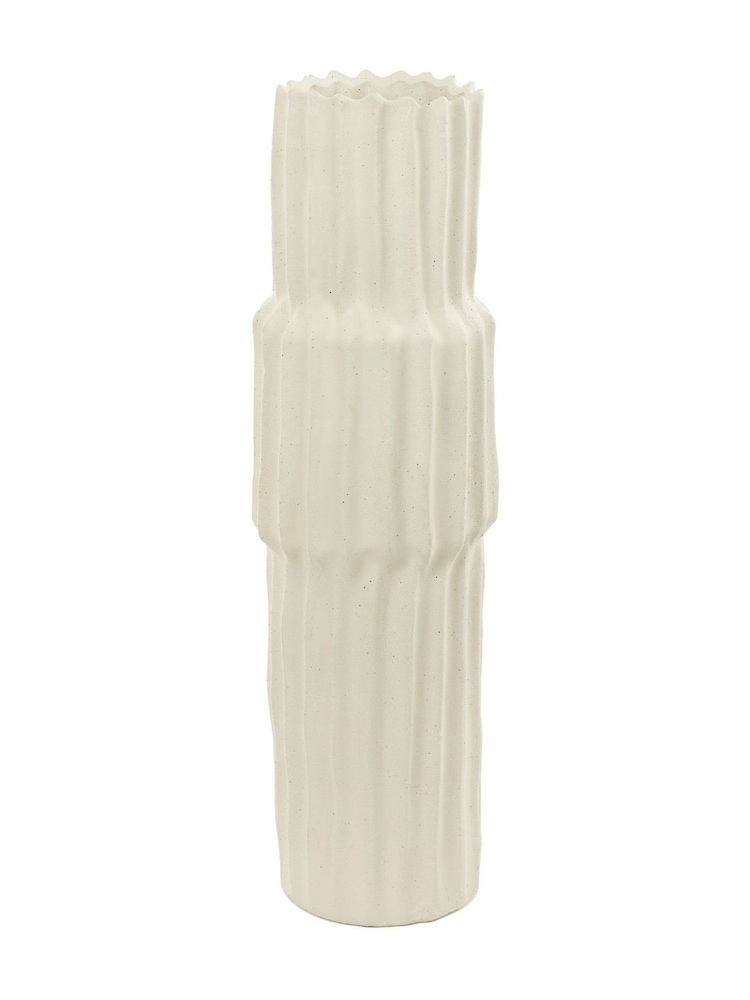 Light & Living cream Ø17x58 cm Longa Ceramics Vase Deco - Image 1 of 3 Light & Living cream Ø17x58 cm Longa Ceramics Vase Deco - Image 1 of 3
