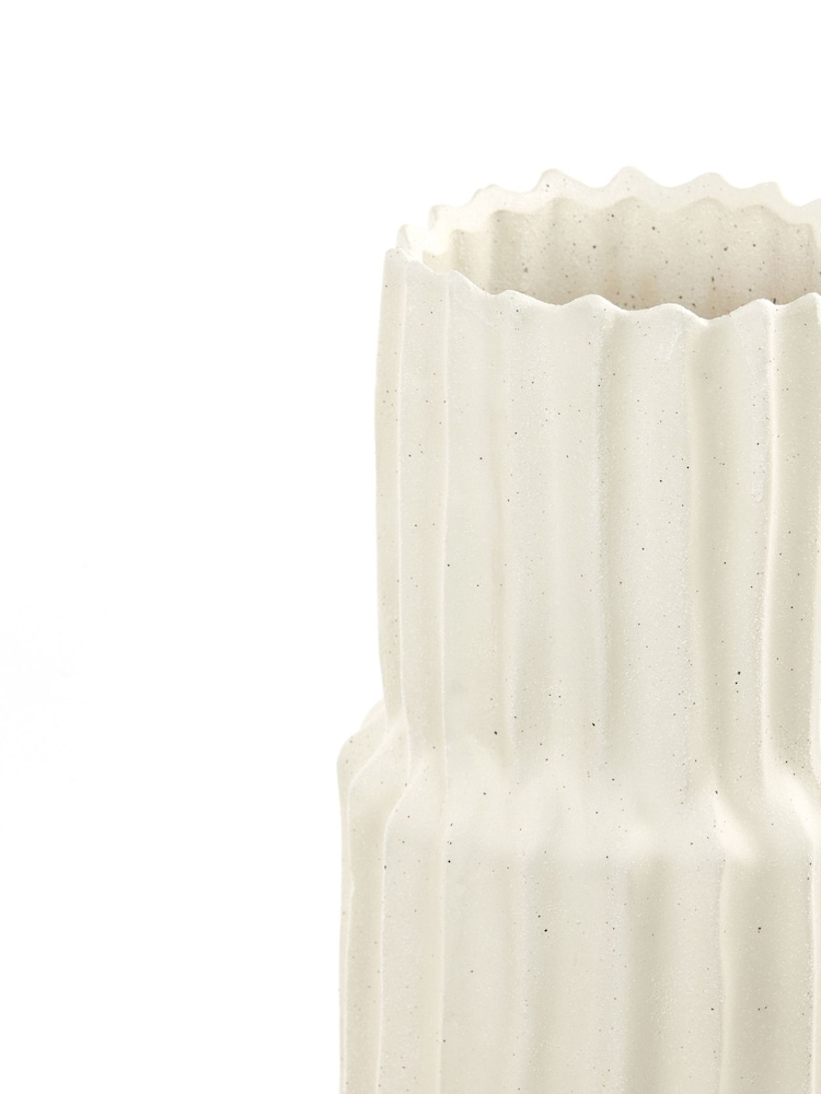 Light & Living cream Ø17x58 cm Longa Ceramics Vase Deco - Image 2 of 3 Light & Living cream Ø17x58 cm Longa Ceramics Vase Deco - Image 2 of 3