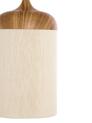 Light & Living Wood Print Natural Cream 16x31 cm Dania Hanging Lamp - Image 2 of 3