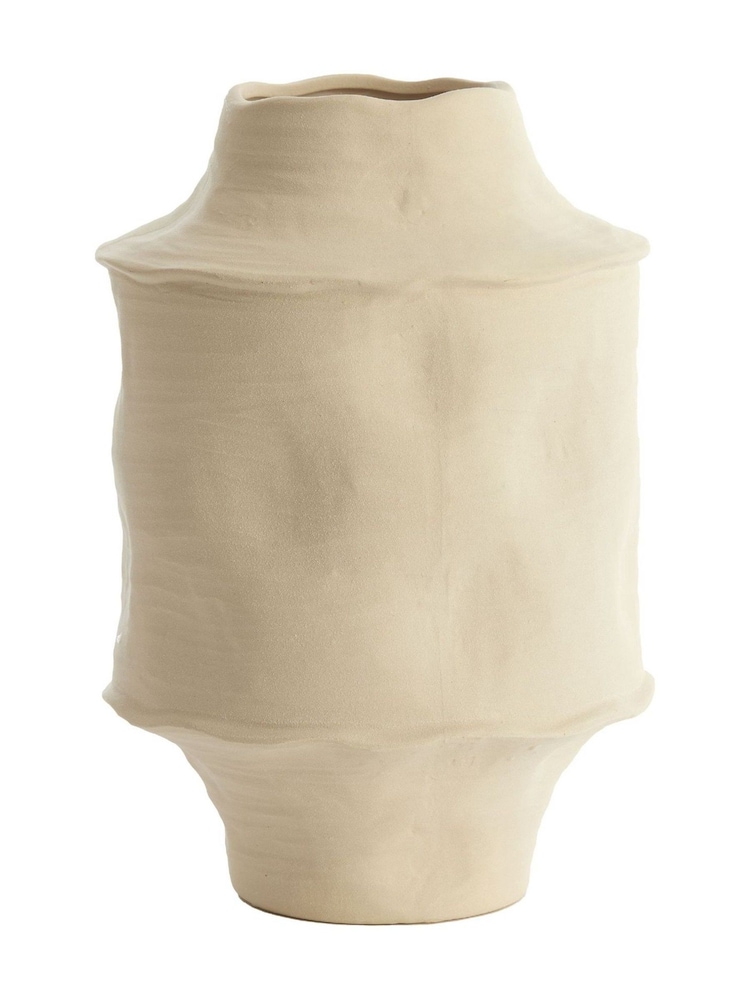 Light & Living Matt Cream Ø25x38 cm Corsico Ceramics Vase Deco - Image 1 of 3 Light & Living Matt Cream Ø25x38 cm Corsico Ceramics Vase Deco - Image 1 of 3