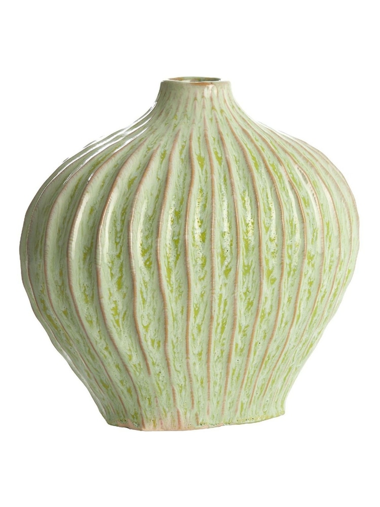 Light & Living Mint Green 30x16x25 cm Lorito Ceramics Vase Deco - Image 2 of 3 Light & Living Mint Green 30x16x25 cm Lorito Ceramics Vase Deco - Image 2 of 3