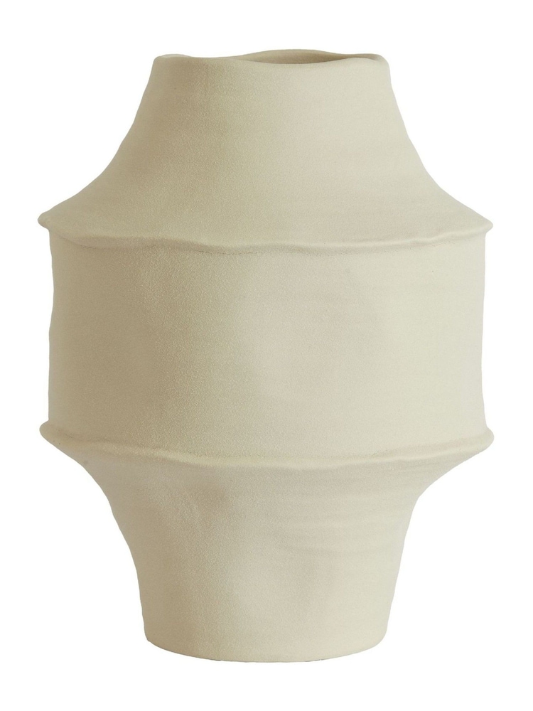 Light & Living Matt Cream Ø21x28 cm Corsico Ceramics Vase Deco - Image 2 of 2 Light & Living Matt Cream Ø21x28 cm Corsico Ceramics Vase Deco - Image 2 of 2