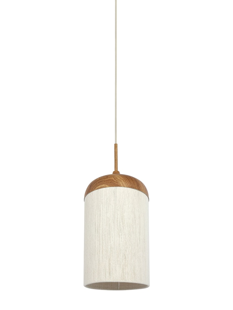 Light & Living Wood Print Natural Cream 275x52 cm Dania Hanging Lamp - Image 1 of 3 Light & Living Wood Print Natural Cream 275x52 cm Dania Hanging Lamp - Image 1 of 3