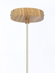 Light & Living Wood Print Natural Cream 275x52 cm Dania Hanging Lamp - Image 3 of 3