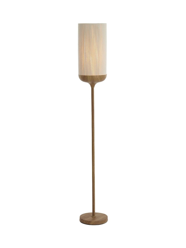 Light & Living Wood Print Natural Cream Floor Lamp 23x159 cm - Image 2 of 4 Light & Living Wood Print Natural Cream Floor Lamp 23x159 cm - Image 2 of 4