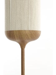 Light & Living Wood Print Natural Cream Floor Lamp 23x159 cm - Image 3 of 4