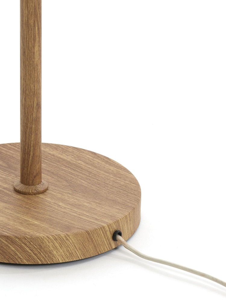 Light & Living Wood Print Natural Cream Floor Lamp 23x159 cm - Image 4 of 4 Light & Living Wood Print Natural Cream Floor Lamp 23x159 cm - Image 4 of 4