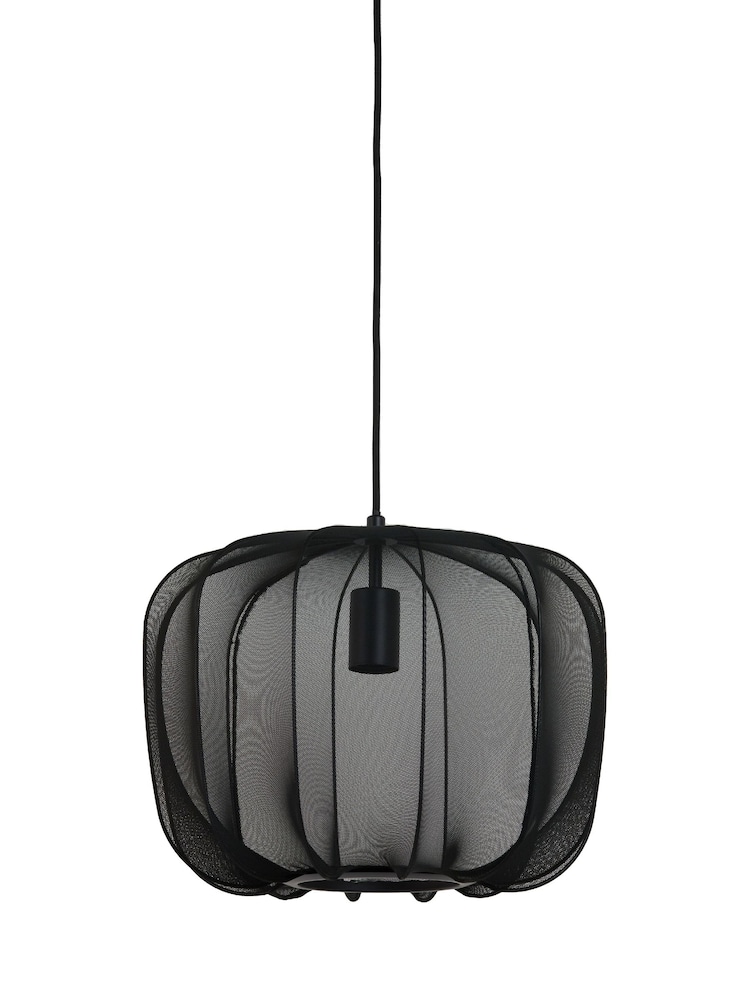 Light & Living Black Ø40x30 cm Plumeria Hanging Lamp - Image 2 of 4