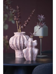 Light & Living Matt Dark Brown Table Lamp 13x13x36 cm ELENIE - Image 1 of 3